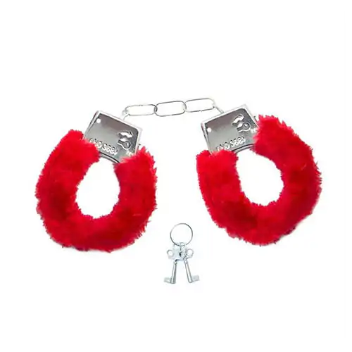 Algema de Metal com Pelúcia Removível