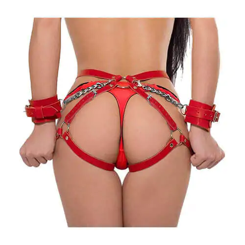 Harness Arreio de Couro – Dominatrixxx